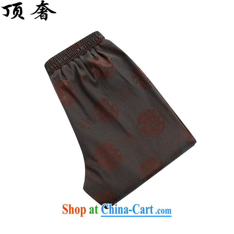 Top Luxury winter, Chinese cotton clothing, older men and Chinese loose thick long-sleeved Tang jackets and Jubilee 1000 the lint-free cloth Chinese Ethnic Wind dress men and Han-coffee-colored package XXXL/190, with the top luxury, shopping on the Intern