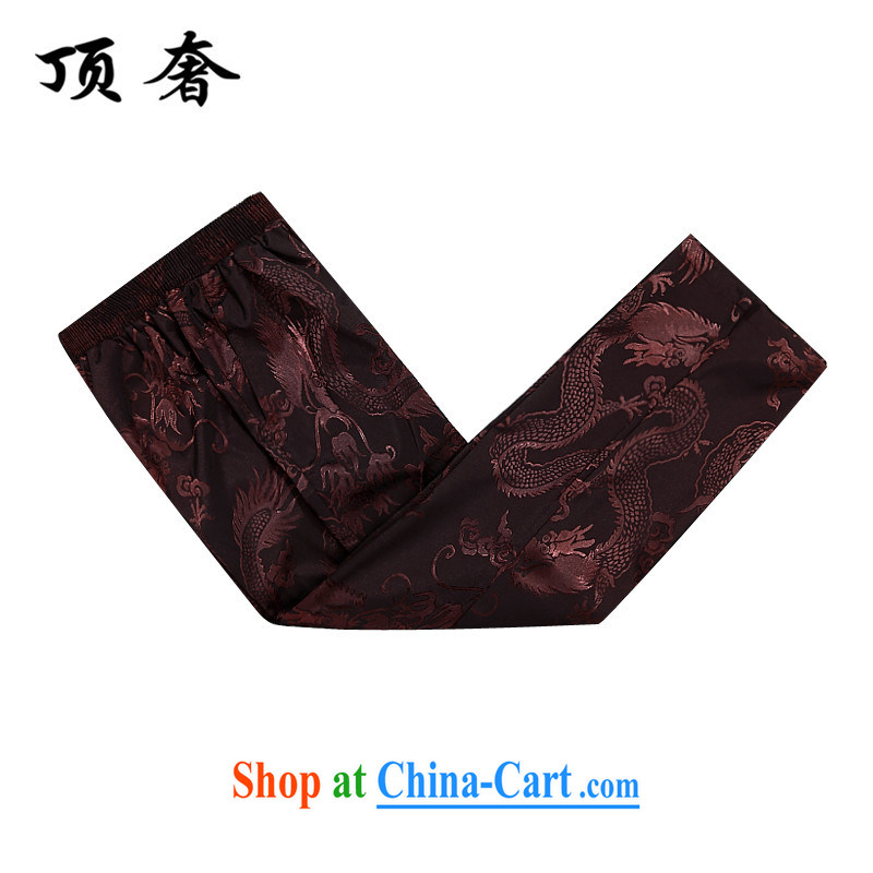 Top Luxury autumn and winter, and Tang is set up for the charge-back men's jackets T-shirt Dad loaded the older Chinese jacket Chinese blue Han-coffee-colored package XXXL/190 and the top luxury, shopping on the Internet