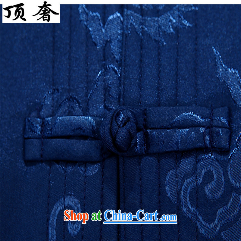 Top Luxury autumn and winter, and Tang is set up for the charge-back men's jackets T-shirt Dad loaded the older Chinese jacket Chinese blue Han-coffee-colored package XXXL/190 and the top luxury, shopping on the Internet