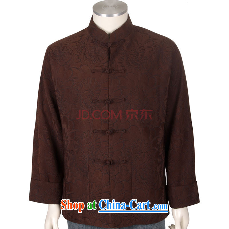 Stakeholders line cloud high quality Chinese long-sleeved T-shirt and elegant Daisy men Han-chinese DYA 1203 brown L stakeholders, the cloud (YouThinking), and, on-line shopping