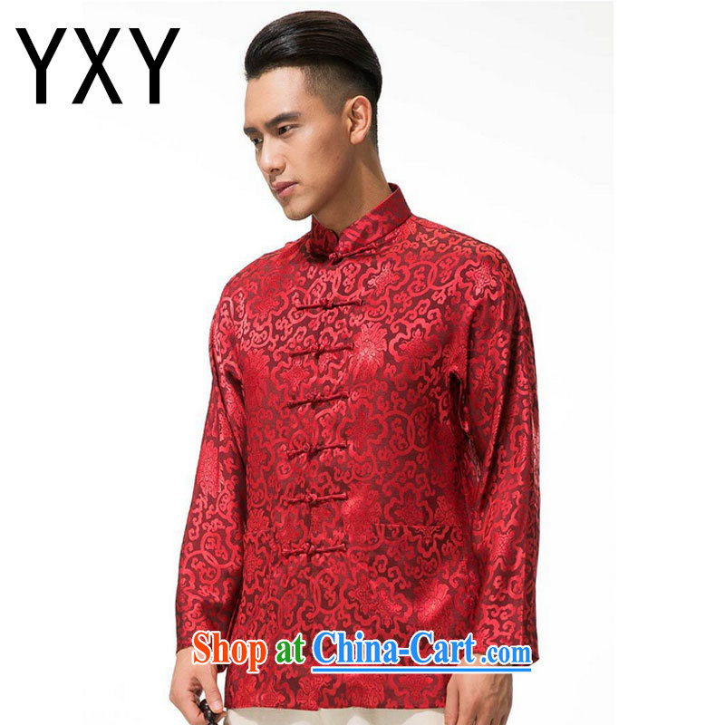 Stakeholders line cloud cotton Ma Man Tang jackets Spring and Autumn and thick, and manually for the Tie long-sleeved men Tang replace DY 003 red L