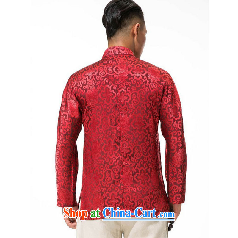 Stakeholders line cloud cotton Ma Man Tang jackets spring and thick, and manually for the tie long-sleeved men Tang replace DY 003 red L stakeholders, the cloud (YouThinking), and, on-line shopping
