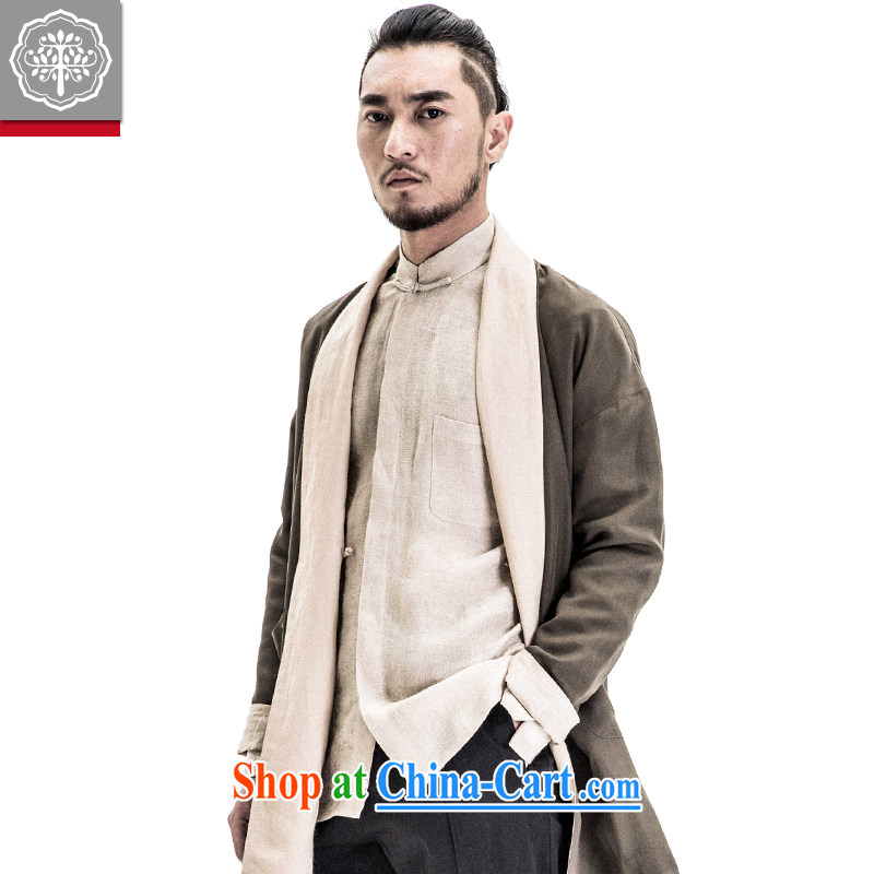 to tree fall 2015 new Chinese men and improved the service men's jackets Chinese original cynosure serving men and Chinese wind lime 185/XXL, tree (EYENSREE), shopping on the Internet