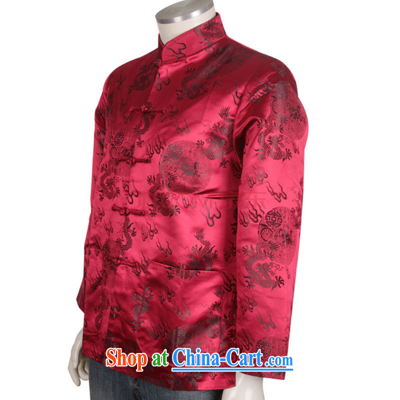 The stakeholders in the Cloud older style Chinese T-shirt men's winter Chinese cotton jacket, serving DY 0708 red L, stakeholders line cloud (YouThinking), and, on-line shopping