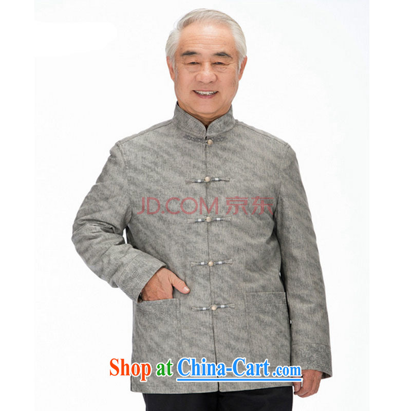 Stakeholders line cloud Chinese improved Korean Ma ribbed men washable leather Chinese elderly in leisure PU jacket DY 1322 light gray M stakeholders, the cloud (YouThinking), and, on-line shopping