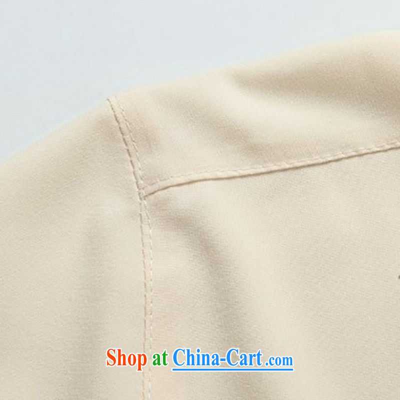 Europe's new summer, summer, and Chinese shirt China wind shirt short-sleeved, collared T-shirt Blue Kit XXXL/190, Beijing (JOE OOH), shopping on the Internet