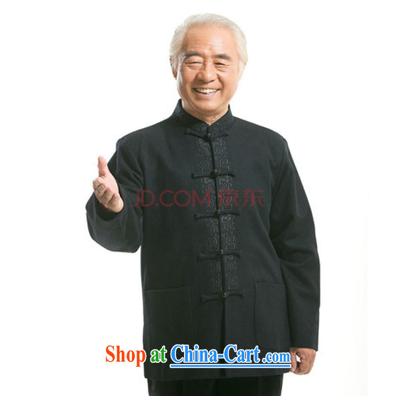 Stakeholders line cloud Chinese Spring, long-sleeved, older jacket T-shirt, clothing, for Chinese DY 0761 dark blue L stakeholders, the cloud (YouThinking), and, on-line shopping