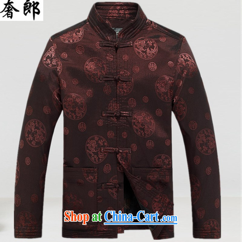 extravagance, spring loaded male Chinese, for Tang jackets long-sleeved older birthday life thick winter parka brigades