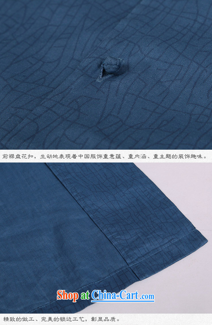 To Kowloon Chinese summer 2015 New China wind men ramie short-sleeve and collar shirt 15,140 blue 48, blue 52 pictures, price, brand platters! Elections are good character, the national distribution, so why buy now enjoy more preferential! Health