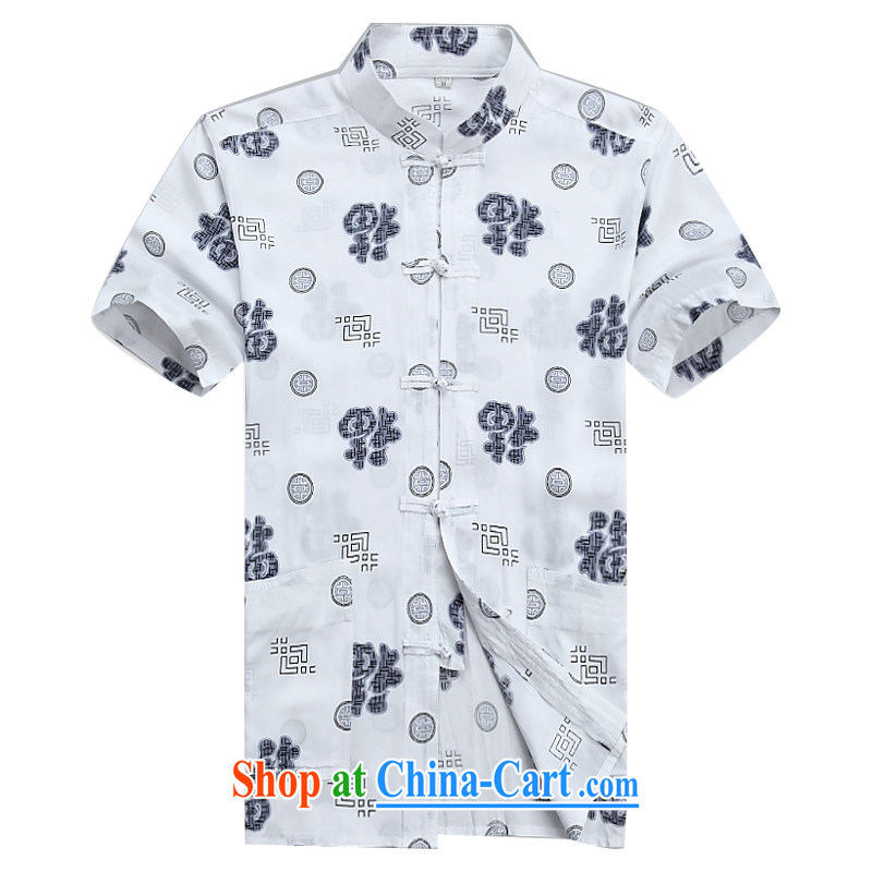 Putin's European short-sleeved T-shirt, next summer, for men's Tang is a short-sleeved T-shirt Ethnic Wind men Tang is a short-sleeved black XXXL/190, Beijing (JOE OOH), shopping on the Internet