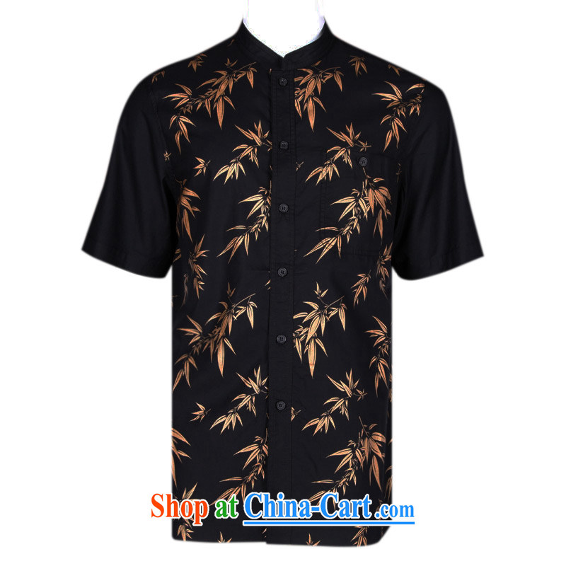 To Kowloon Tong on classic summer China wind Cotton Men's casual T-shirt 5129 dark blue 48 yards dark blue 50 to Kowloon, shopping on the Internet