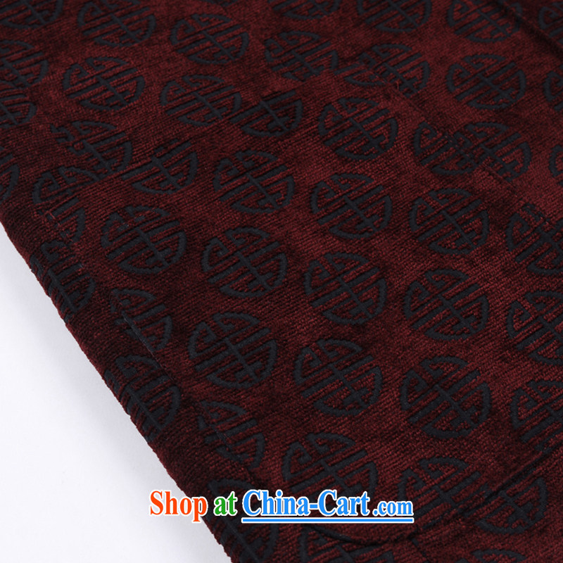 Yan-fei, men's suits and stylish lounge antique Chinese men and Chinese style dress, older men's suit Chinese 8028 red 190, Yan-fei, shopping on the Internet