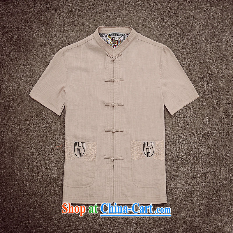 happy times summer wear and stylish new t-shirt Chinese wind-tie the material on T-shirt casual Chinese and smock color 185/96 185 - 205 jack, happy hour (happy time) and, on-line shopping