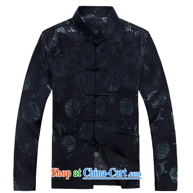 The poppy in the older male Tang jackets China wind father replacing jacket coat men's red XXXL, the chestnut mouse (JINLISHU), shopping on the Internet