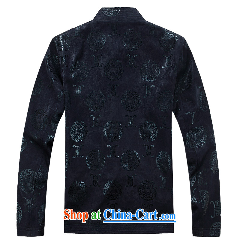 The poppy in the older male Tang jackets China wind father replacing jacket coat men's red XXXL, the chestnut mouse (JINLISHU), shopping on the Internet