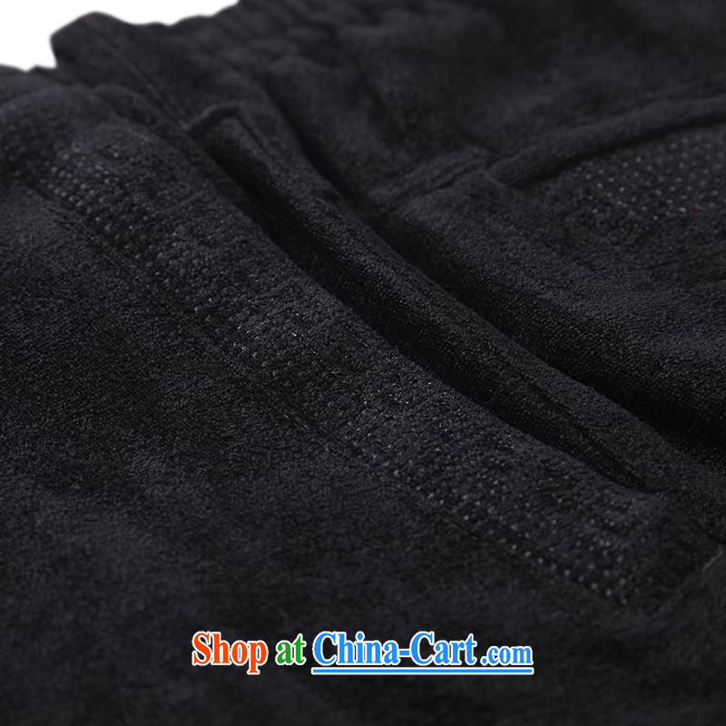 To Kowloon Tong on China wind men's viscose casual trousers 14,571 black 48, black 52, to lung, shopping on the Internet