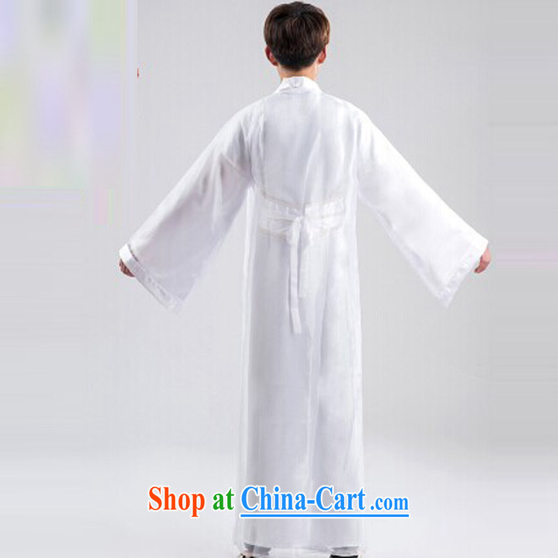 A property, new retro China wind Swordsman costumes knights errant clothing Chinese clothing, ancient knights and samurai costumes are white, and there are Chinese (wuyouwuyu), online shopping