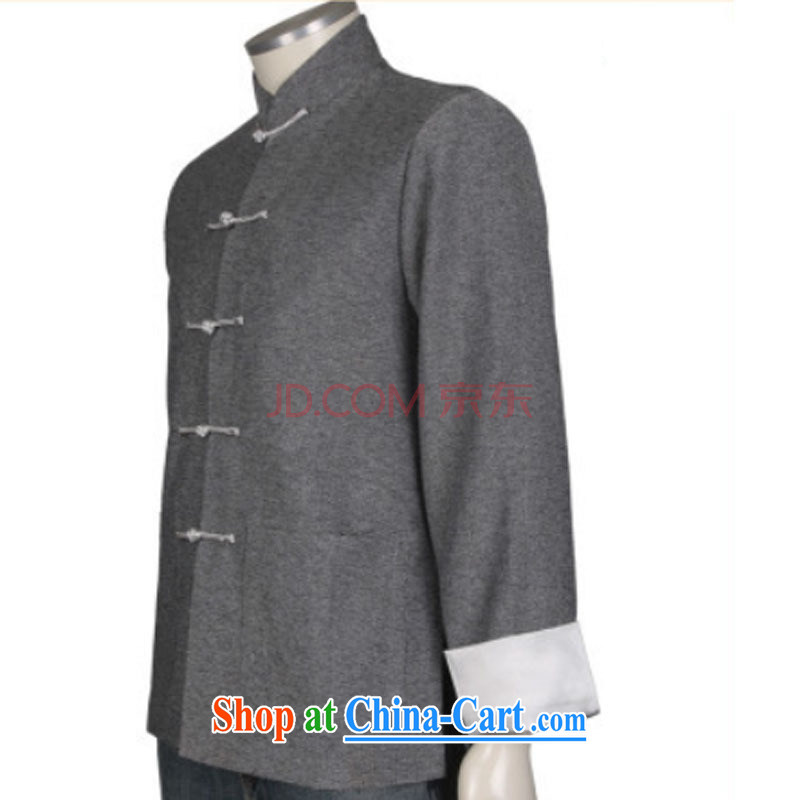 Stakeholders line cloud Chinese, in older Chinese men's linen gray jacket men and Chinese wind national costumes DY 0308 gray L stakeholders, the cloud (YouThinking), and, on-line shopping