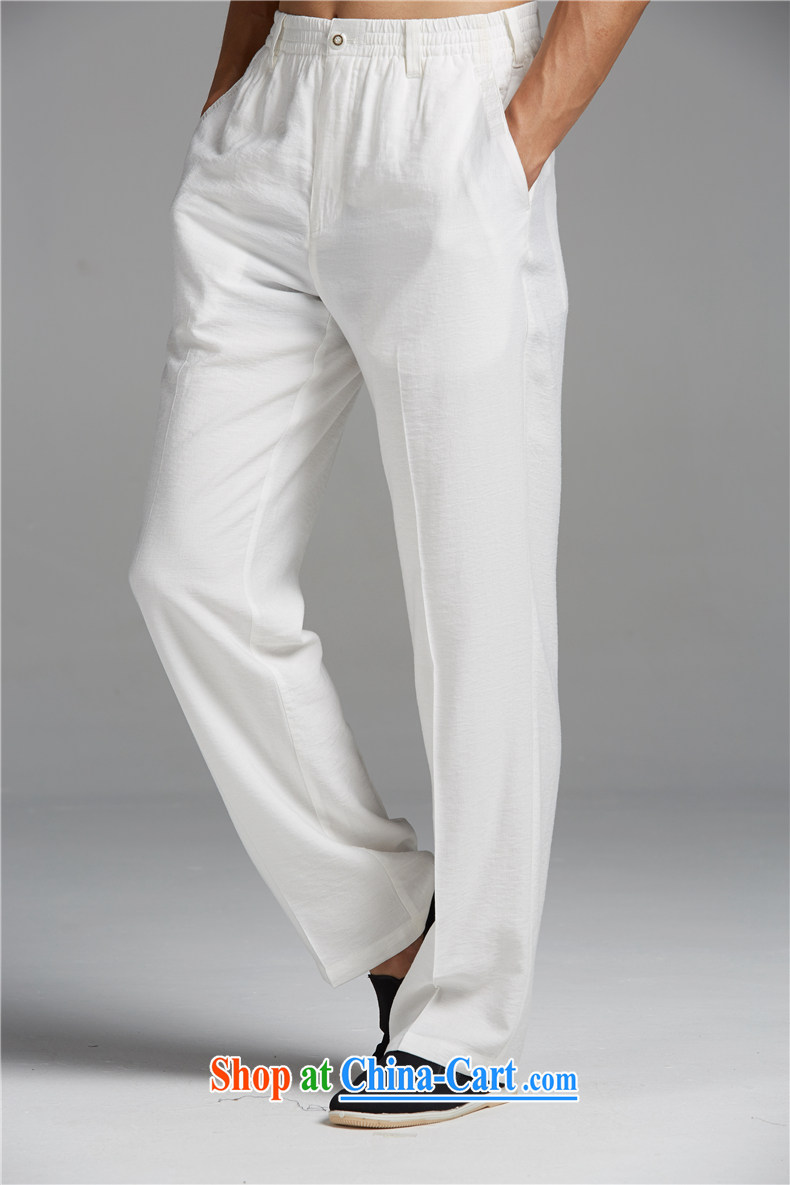 FZOG summer 2015 new genuine counters leisure loose Chinese China wind long pants and comfortable men's white XXXL pictures, price, brand platters! Elections are good character, the national distribution, so why buy now enjoy more preferential! Health