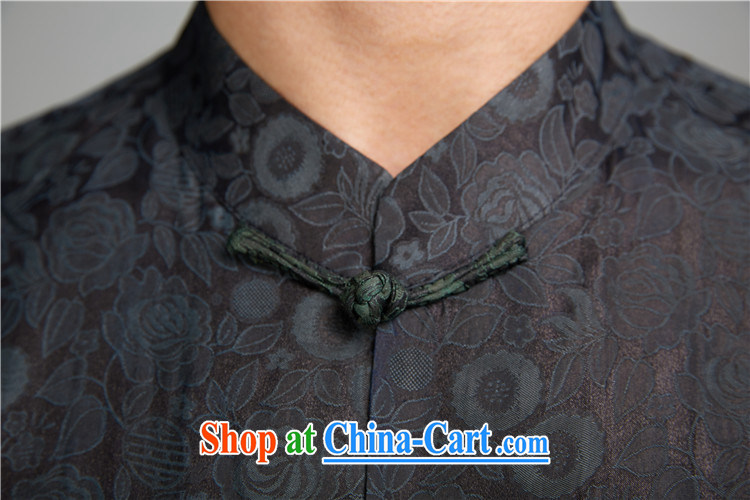 FZOG summer 2015 new leisure men's short-sleeved Chinese wind Tang discs for Chinese, for T-shirt black XXXXL pictures, price, brand platters! Elections are good character, the national distribution, so why buy now enjoy more preferential! Health