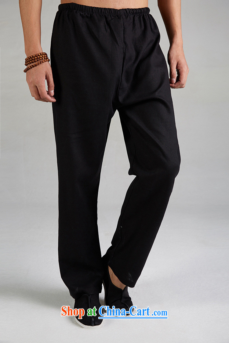 FZOG summer 2015 New Leisure Long pants China wind men solid-colored, breathable Tang in black XXXL pictures, price, brand platters! Elections are good character, the national distribution, so why buy now enjoy more preferential! Health