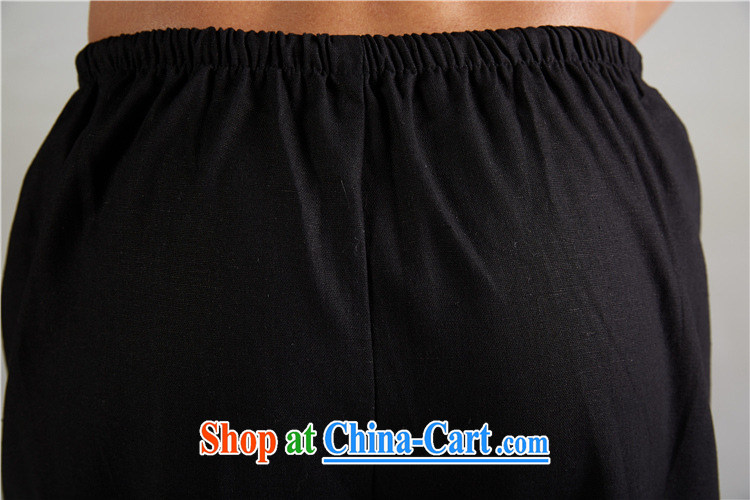 FZOG summer 2015 New Leisure Long pants China wind men solid-colored, breathable Tang in black XXXL pictures, price, brand platters! Elections are good character, the national distribution, so why buy now enjoy more preferential! Health