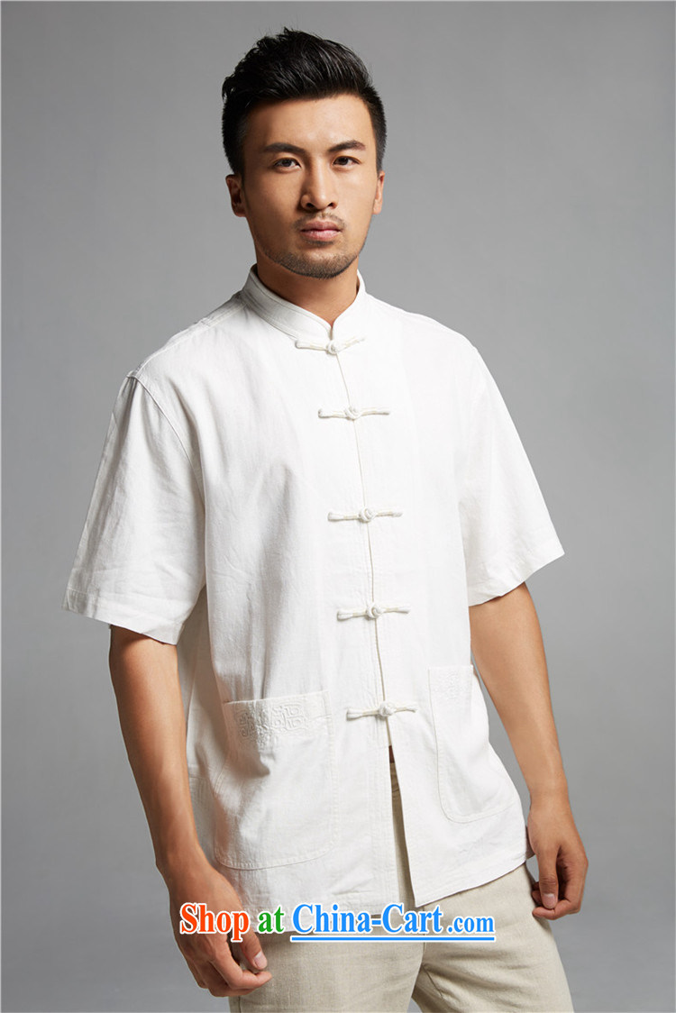 2015 FZOG new, older short-sleeves, and the deduction for the Tang with upscale casual father with summer white XXXL pictures, price, brand platters! Elections are good character, the national distribution, so why buy now enjoy more preferential! Health