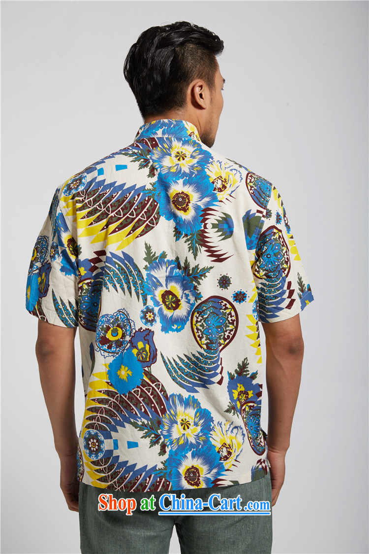 In FZOG older Chinese Wind and summer 2015 new personalized floral short-sleeved leisure Chinese fancy XXXL pictures, price, brand platters! Elections are good character, the national distribution, so why buy now enjoy more preferential! Health