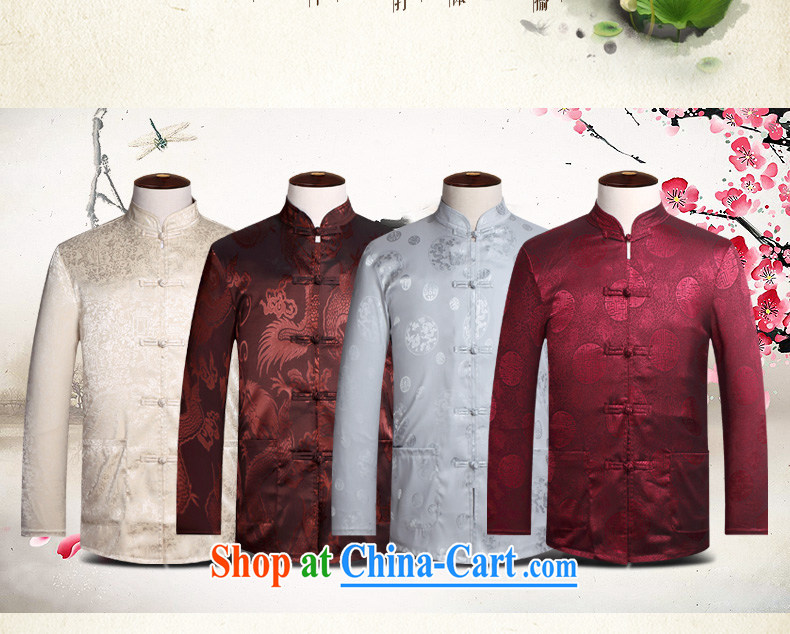 Vincent Ho Tang on men's summer long-sleeved Old Silk-tie retro T-shirt Ethnic Wind clothing CS 50 hi red 2 XL pictures, price, brand platters! Elections are good character, the national distribution, so why buy now enjoy more preferential! Health