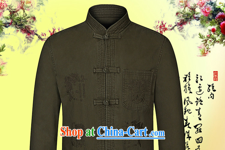 Palau's thick 2015 autumn and winter, the older Chinese men's long-sleeved jacket China wind Casual Shirt black 190 pictures, price, brand platters! Elections are good character, the national distribution, so why buy now enjoy more preferential! Health