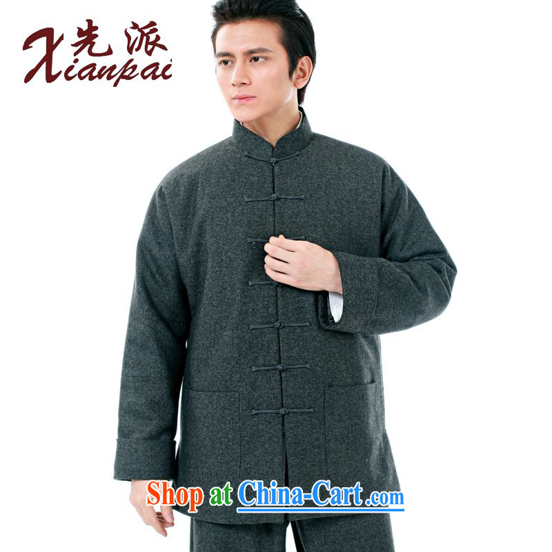 First winter thick hair so crisp Chinese men even quilted coat shoulder older, dresses for new Chinese-tie father parka brigades