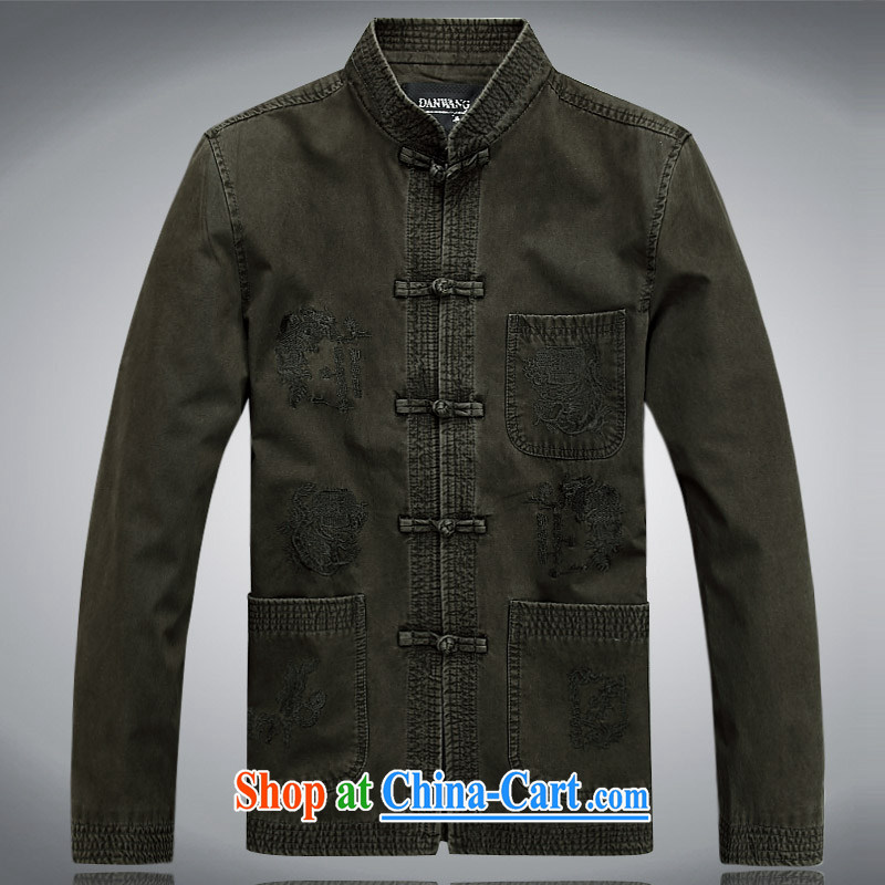 Meropia autumn and winter, male-tang on China wind long-sleeved father replace older jacket brown XXXL, MEROPIA, shopping on the Internet