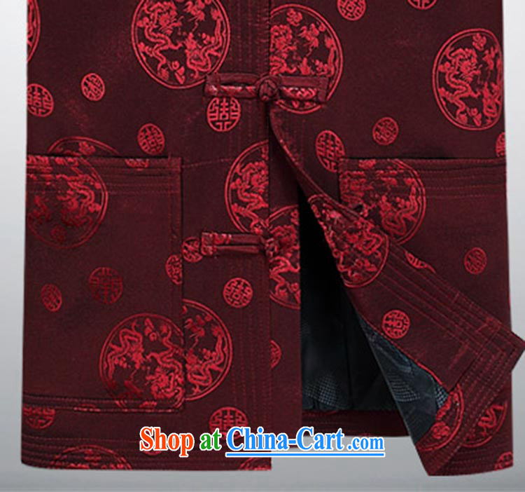 Meropia autumn and winter, men's Chinese China wind long-sleeved father replace older jacket dark red XXXL pictures, price, brand platters! Elections are good character, the national distribution, so why buy now enjoy more preferential! Health