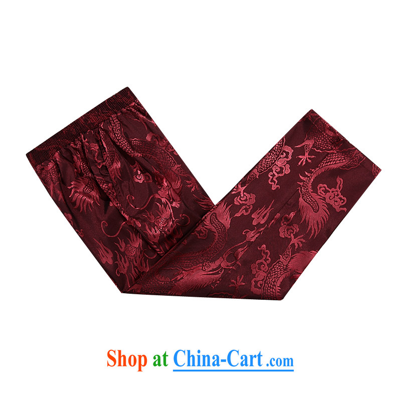 Meropia autumn and winter, male-tang on China wind long-sleeved father replace older package deep red XXXL, MEROPIA, shopping on the Internet