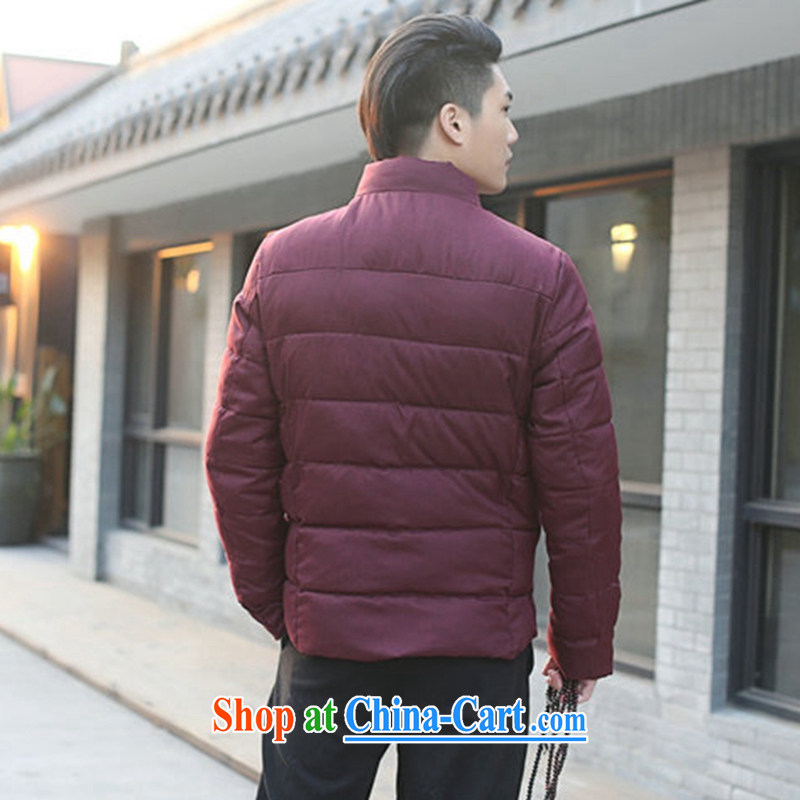 Take the male Tang with autumn and winter, new, for manually-tie China wind and feather cotton suit cultivating jacket folder and picture color 3XL, figure, and shopping on the Internet