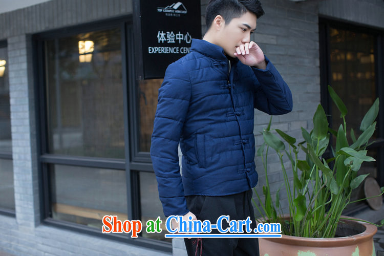 Find Sophie men Tang with autumn and winter pure color manually for the buckle China wind and feather cotton suit cultivating jacket folder and picture color 3XL pictures, price, brand platters! Elections are good character, the national distribution, so why buy now enjoy more preferential! Health