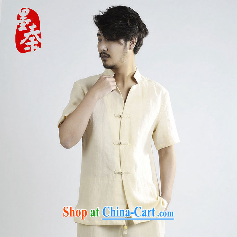 The Qin original innovation, short-sleeved shirt men's linen loose the code short-sleeved shirt China wind short-sleeved inch Yi men and a short-sleeved XS 168,090 blue XXL/Jumbo, the Qin, shopping on the Internet