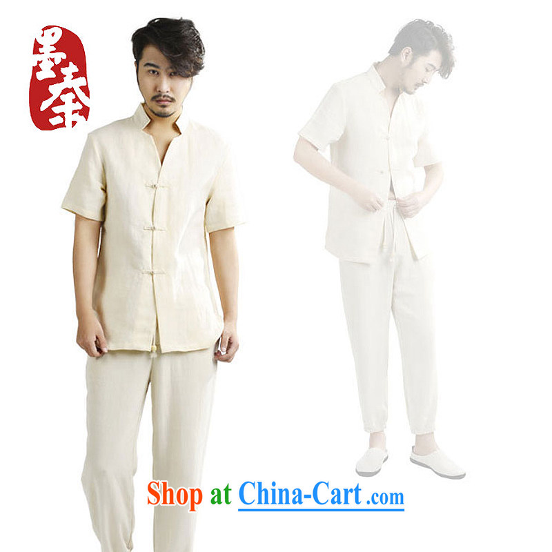 The Qin original innovation, short-sleeved shirt men's linen loose the code short-sleeved shirt China wind short-sleeved inch Yi men and a short-sleeved XS 168,090 blue XXL/Jumbo, the Qin, shopping on the Internet