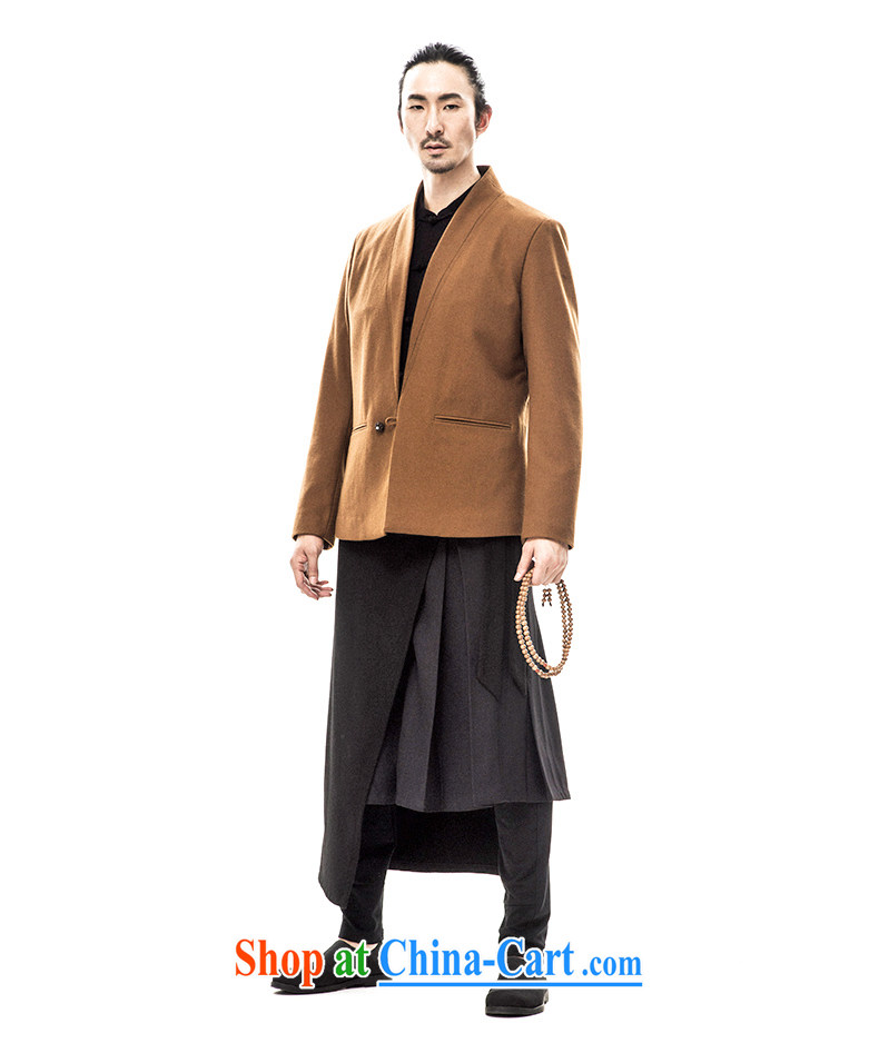 Pre-sale and tree fall 2015 New China wind Han-Chinese men and Ethnic Wind Chinese long-sleeved suit wool jacket Hyun-color 185/XXL pictures, price, brand platters! Elections are good character, the national distribution, so why buy now enjoy more preferential! Health
