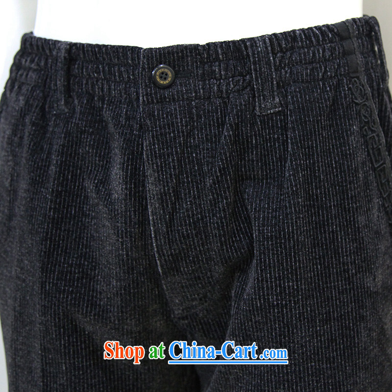 To Kowloon Tong with autumn, China wind men's casual pants 14,325 black 48, black 52, to lung, shopping on the Internet