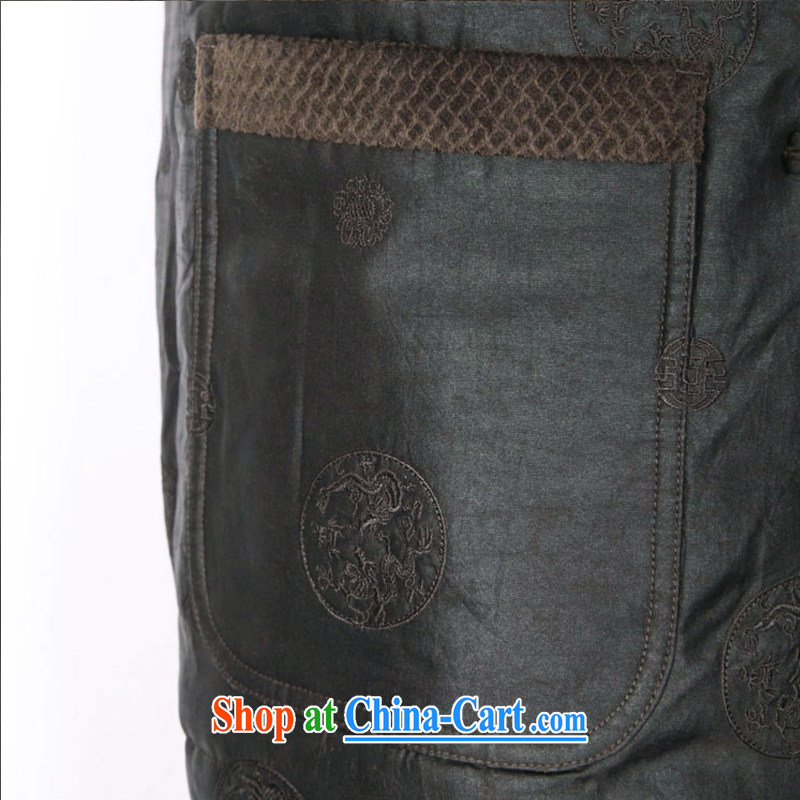 To Kowloon Tong with autumn and winter, China wind men's fragrance cloud yarn-snap vest the folder 11,021 - 3 deep coffee color 48 yards deep coffee color 52 to Kowloon, and shopping on the Internet