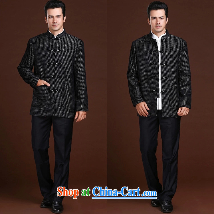FZOG stamp the casual simplicity and loose long-sleeved middle-aged men's dot Tang with comfortable, breathable red XXL pictures, price, brand platters! Elections are good character, the national distribution, so why buy now enjoy more preferential! Health