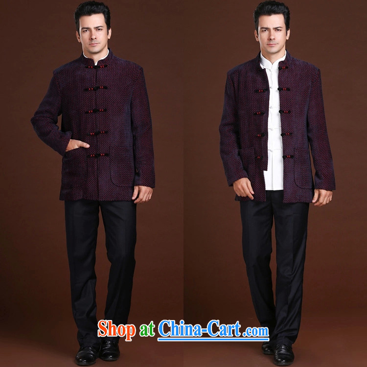 FZOG stamp the casual simplicity and loose long-sleeved middle-aged men's dot Tang with comfortable, breathable red XXL pictures, price, brand platters! Elections are good character, the national distribution, so why buy now enjoy more preferential! Health