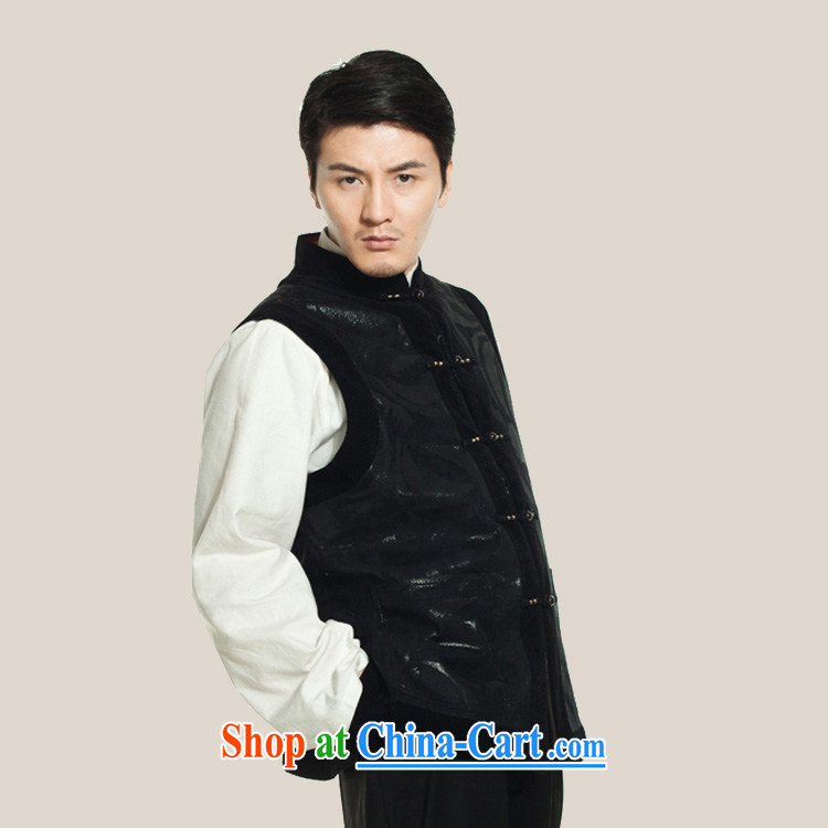 De-Tang Tak original male Tang is a Chinese eschewed winter cotton Ma Folder Bypass line for Chinese clothing black 2 XL pictures, price, brand platters! Elections are good character, the national distribution, so why buy now enjoy more preferential! Health