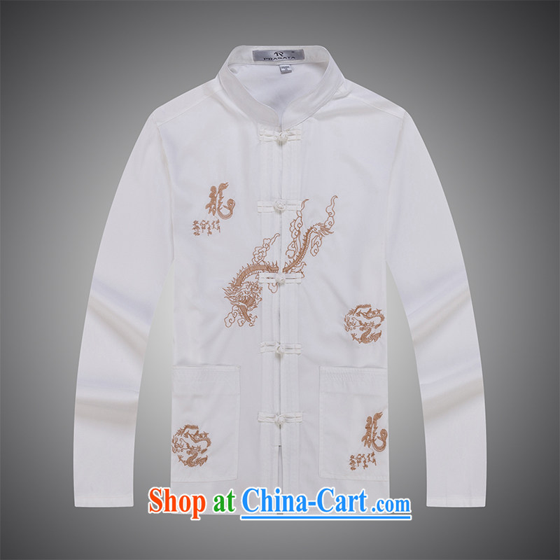 Tang on the package fall and winter, the older men's long-sleeved Chinese father with 8058 beige M/165, JACK EVIS, shopping on the Internet