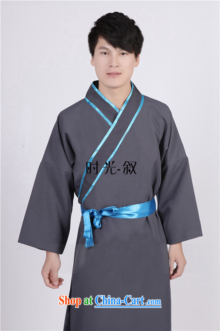 Time his new men costumed Swordsman costumes knights errant clothing Chinese clothing, ancient scholar male Samurai costumes gray adult, pictures, price, brand platters! Elections are good character, the national distribution, so why buy now enjoy more preferential! Health