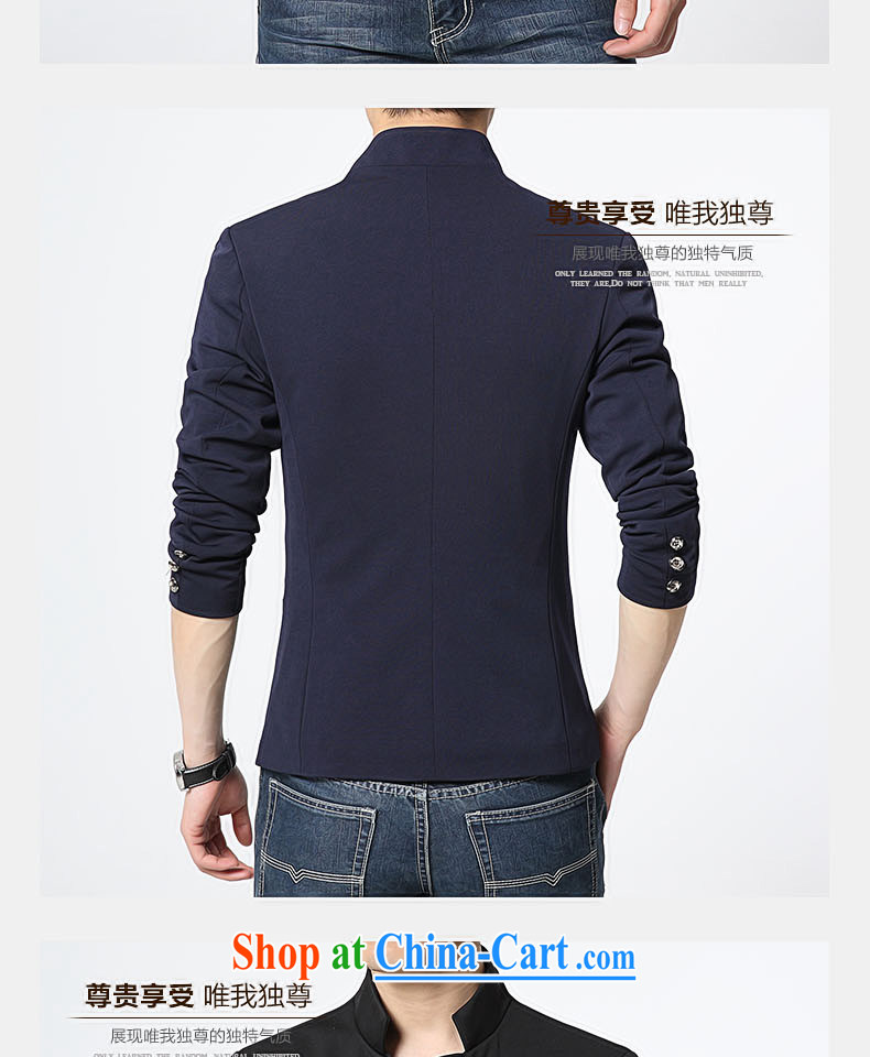 Shao Ye very busy autumn and winter New Products Listing men's beauty, for small suit Korean fashion youth smock solid-colored suit jacket male XF 57 blue 4 XL pictures, price, brand platters! Elections are good character, the national distribution, so why buy now enjoy more preferential! Health