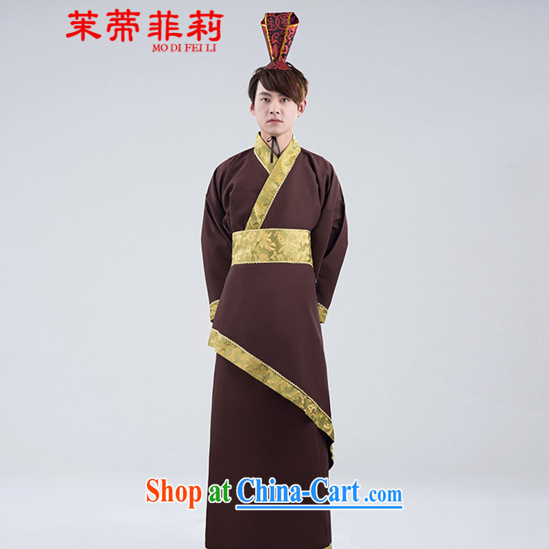 Energy Mr. Philip Li men's classical Chinese improved Han-male knights clothing photography photography just clothing track civil brown are code