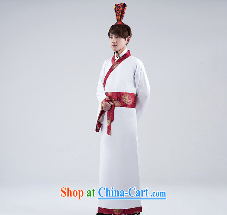 Energy, Philip Li Feng Huang Han-male white red edge has been civil service performance improved men's uniforms are white, pictures, price, brand platters! Elections are good character, the national distribution, so why buy now enjoy more preferential! Health