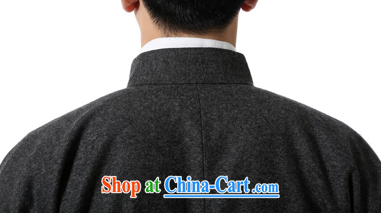 First autumn and winter, Chinese men's hair is crisp Chinese robe crosstalk dress gown and stylish Chinese wind-buckle up for National wind, older high-end dress gray the hair, robes XXL new pre-sale 3 Day Shipping pictures, price, brand platters! Elections are good character, the national distribution, so why buy now enjoy more preferential! Health